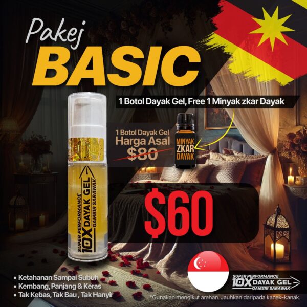 PAKEJ 1 DAYAK GEL $60